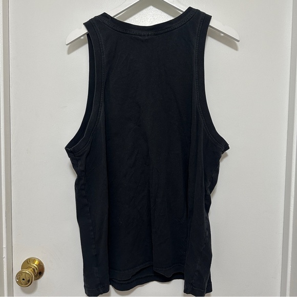 Adidas Tank Top Size XL Black Sleeveless Workout Top - Picture 4 of 4